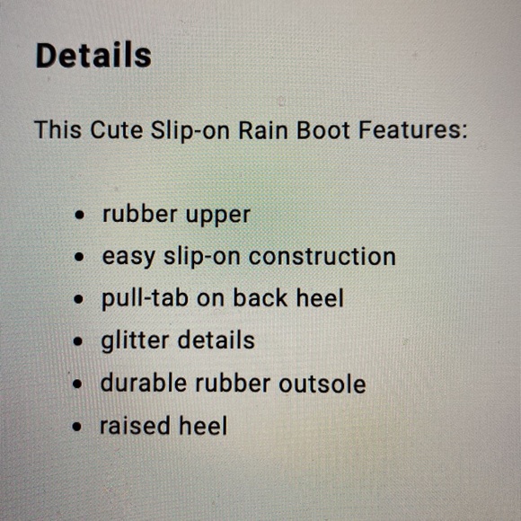 Capellini Newyork black/Glitter Rain boots - Picture 6 of 7